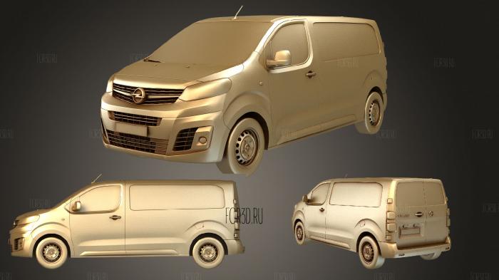 Opel vivaro 2020 stl model for CNC